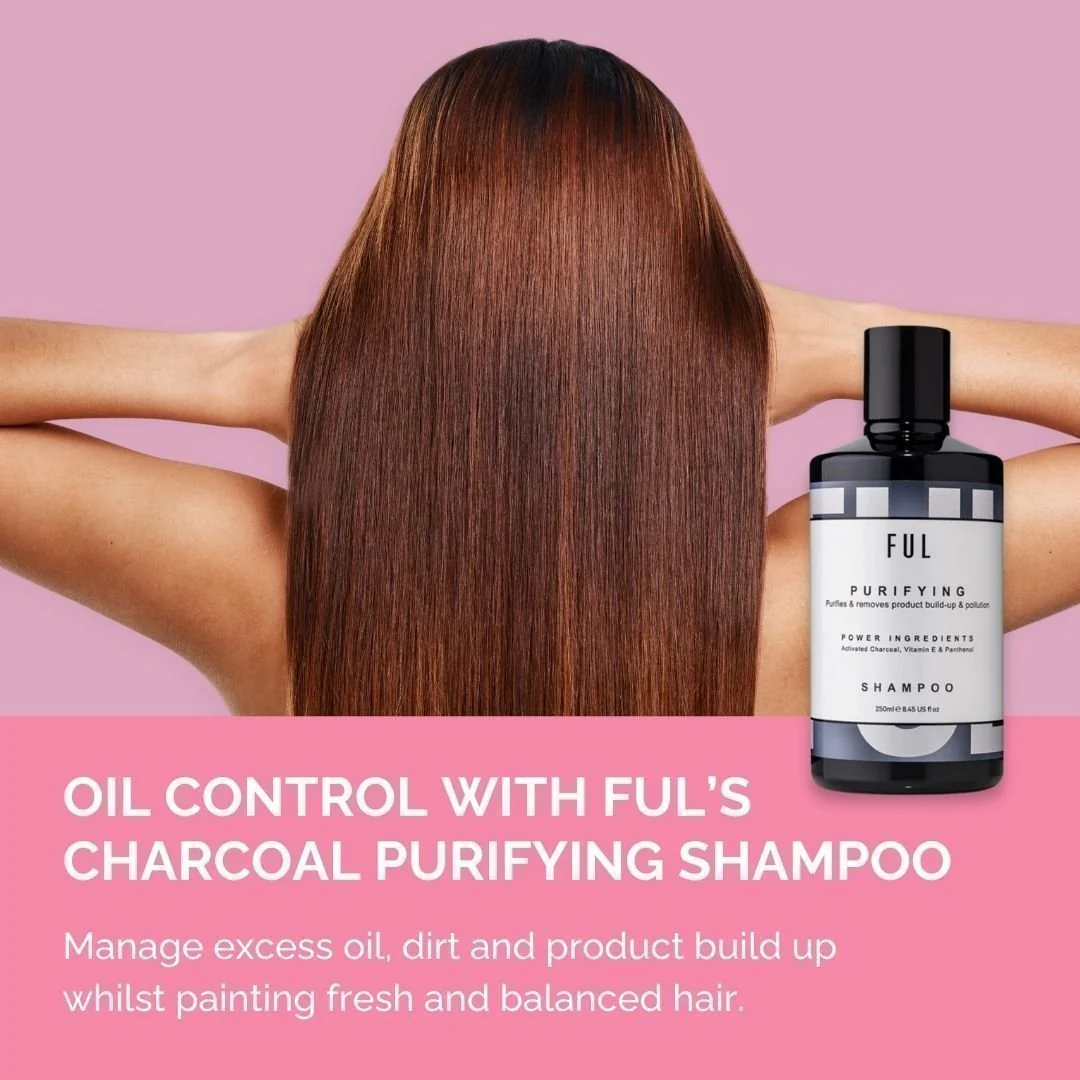 FUL Purifying Charcoal Shampoo 250ml – Clarifying Detox for Oily Scalp & Buildup | Deep Cleanser for Greasy Hair - Image 5