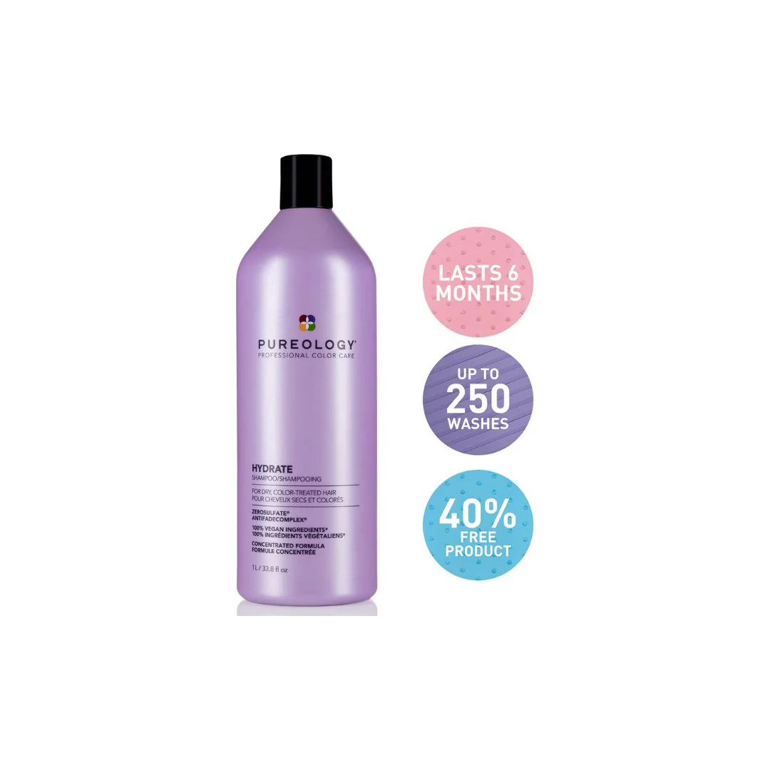 Pureology Hydrate Shampoo 1000ml